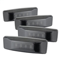 Spyder Auto 9924705 XTune LED Fender Lights; Incl. 2 Red And 2 Amber Lights; 4 pc.; Smoke; - Truck Part Superstore