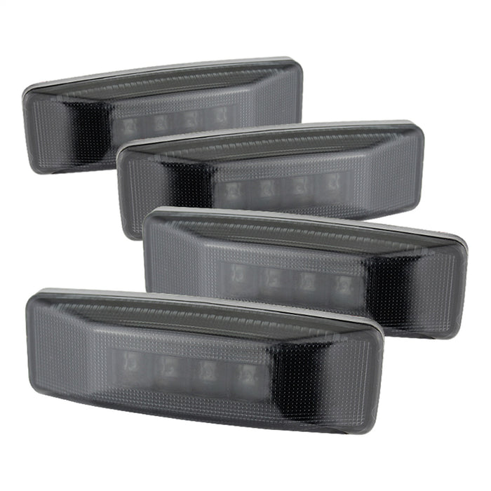 Spyder Auto 9924705 XTune LED Fender Lights; Incl. 2 Red And 2 Amber Lights; 4 pc.; Smoke; - Truck Part Superstore