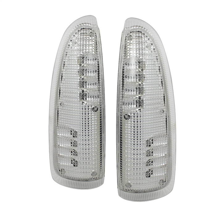 Spyder Auto 9924712 XTune LED Door Mirror Signal Lens; Amber/Clear; - Truck Part Superstore