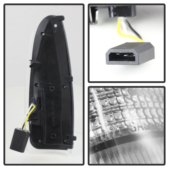 Spyder Auto 9924712 XTune LED Door Mirror Signal Lens; Amber/Clear; - Truck Part Superstore