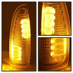 Spyder Auto 9924712 XTune LED Door Mirror Signal Lens; Amber/Clear; - Truck Part Superstore