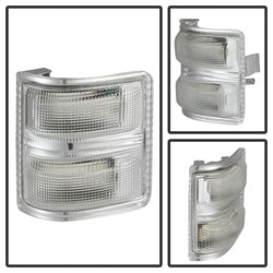 Spyder Auto 9924736 XTune LED Door Mirror Signal Lens; Amber/Clear; - Truck Part Superstore
