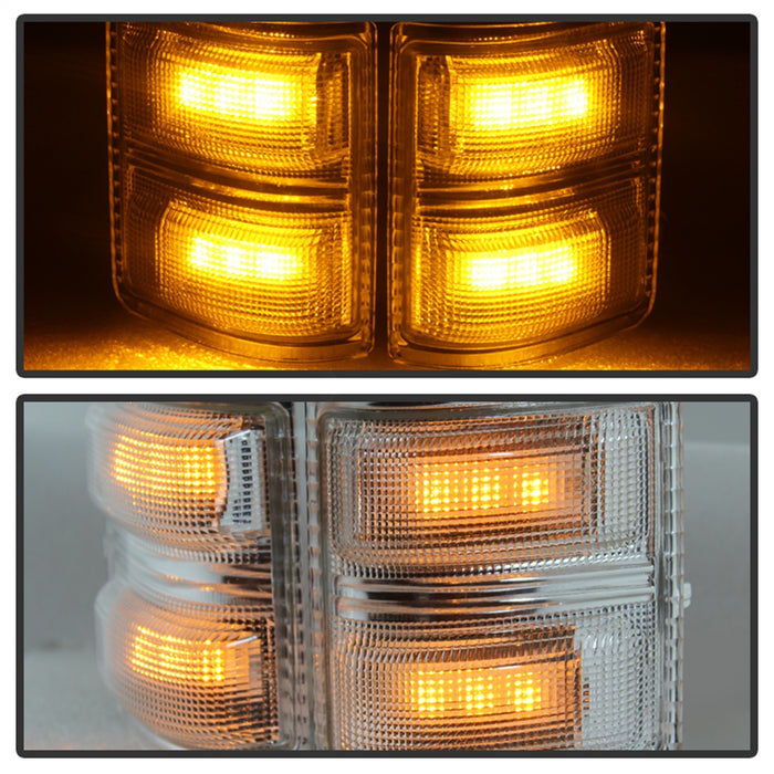 Spyder Auto 9924736 XTune LED Door Mirror Signal Lens; Amber/Clear; - Truck Part Superstore