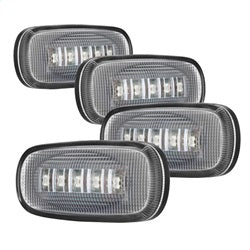 Spyder Auto 9924750 XTune LED Fender Lights; Incl. 2 Red And 2 Amber Lights; 4 pc.; Clear; - Truck Part Superstore