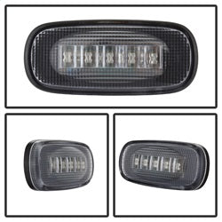 Spyder Auto 9924750 XTune LED Fender Lights; Incl. 2 Red And 2 Amber Lights; 4 pc.; Clear; - Truck Part Superstore