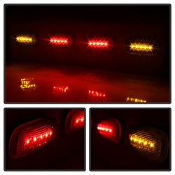 Spyder Auto 9924750 XTune LED Fender Lights; Incl. 2 Red And 2 Amber Lights; 4 pc.; Clear; - Truck Part Superstore