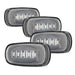 Spyder Auto 9924750 XTune LED Fender Lights; Incl. 2 Red And 2 Amber Lights; 4 pc.; Clear; - Truck Part Superstore