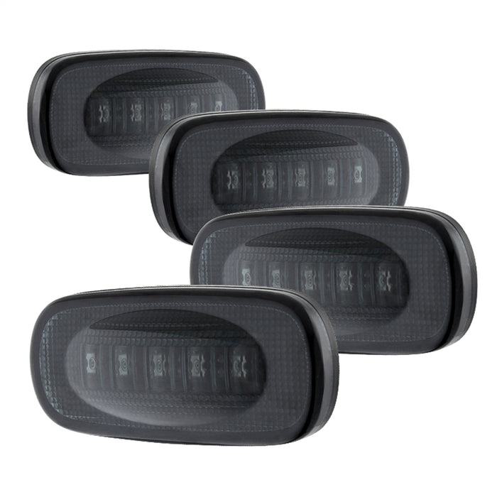 Spyder Auto 9924767 XTune LED Fender Lights; Incl. 2 Red And 2 Amber Lights; 4 pc.; Smoke; - Truck Part Superstore