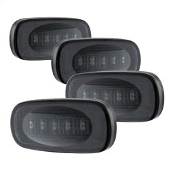 Spyder Auto 9924767 XTune LED Fender Lights; Incl. 2 Red And 2 Amber Lights; 4 pc.; Smoke; - Truck Part Superstore