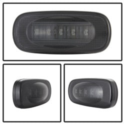 Spyder Auto 9924767 XTune LED Fender Lights; Incl. 2 Red And 2 Amber Lights; 4 pc.; Smoke; - Truck Part Superstore