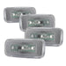 Spyder Auto 9924774 XTune LED Fender Lights; Incl. 2 Red And 2 Amber Lights; 4 pc.; Clear; - Truck Part Superstore