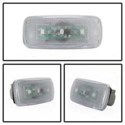 Spyder Auto 9924774 XTune LED Fender Lights; Incl. 2 Red And 2 Amber Lights; 4 pc.; Clear; - Truck Part Superstore