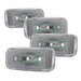 Spyder Auto 9924774 XTune LED Fender Lights; Incl. 2 Red And 2 Amber Lights; 4 pc.; Clear; - Truck Part Superstore