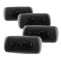 Spyder Auto 9924781 XTune LED Fender Lights; Incl. 2 Red And 2 Amber Lights; 4 pc.; Smoke; - Truck Part Superstore
