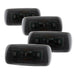 Spyder Auto 9924781 XTune LED Fender Lights; Incl. 2 Red And 2 Amber Lights; 4 pc.; Smoke; - Truck Part Superstore