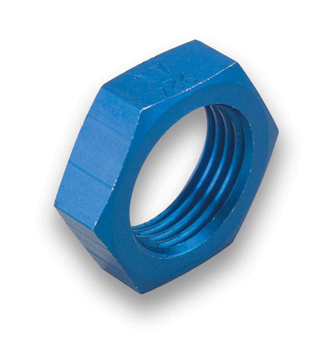 Earl's Performance 992416ERL Aluminum AN Bulkhead Nut; Size: -16AN; Anodized Blue; - Truck Part Superstore