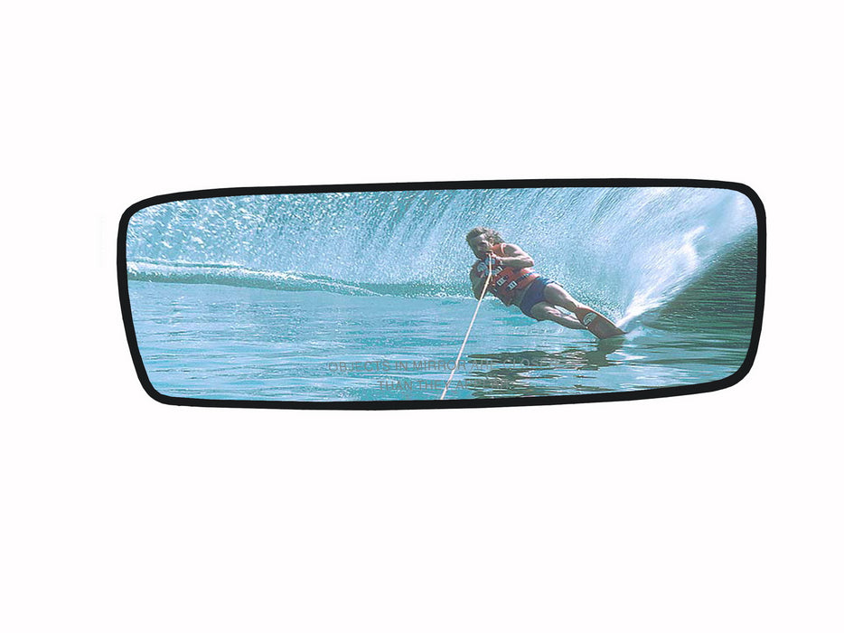 Cipa USA 99287 UTV Mirror; Center Roll Cage Mount; Black; Plain Box Pkg.; - Truck Part Superstore