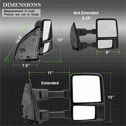 Spyder Auto 9933134 XTune Door Mirror - Truck Part Superstore