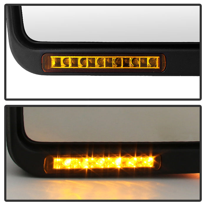 Spyder Auto 9935343 XTune Door Mirror; RH(Passenger) Side; Power Heated; OE; Amber; - Truck Part Superstore