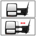 Spyder Auto 9935381 Power Heated LED Signal Telescoping Mirrors; Left; Amber; - Truck Part Superstore