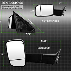 Spyder Auto 9935596 XTune Door Mirror - Truck Part Superstore