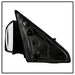 Spyder Auto 9935596 XTune Door Mirror - Truck Part Superstore