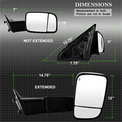 Spyder Auto 9935602 XTune Door Mirror - Truck Part Superstore