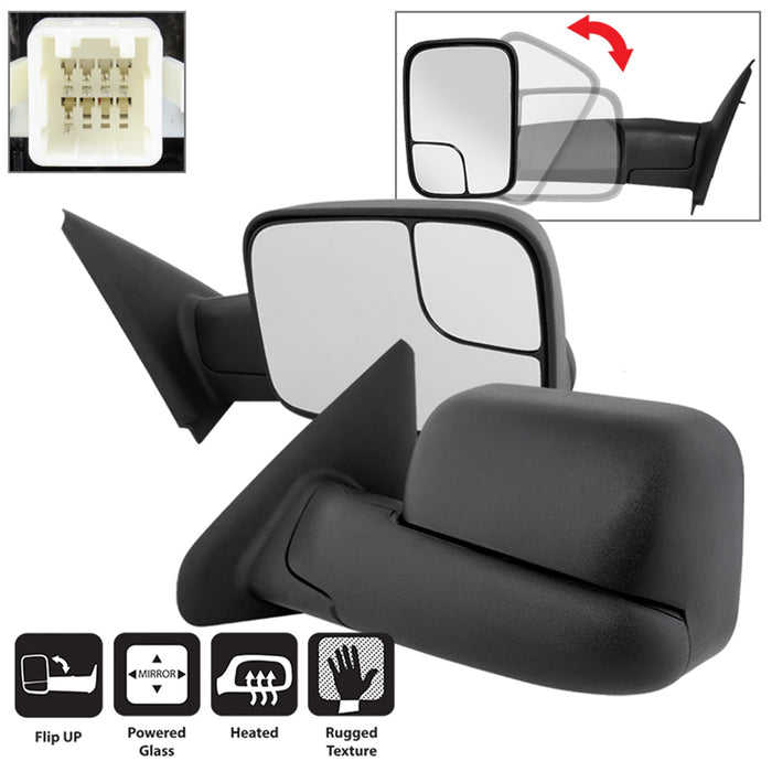 Spyder Auto 9935732 XTune Door Mirror Set - Truck Part Superstore