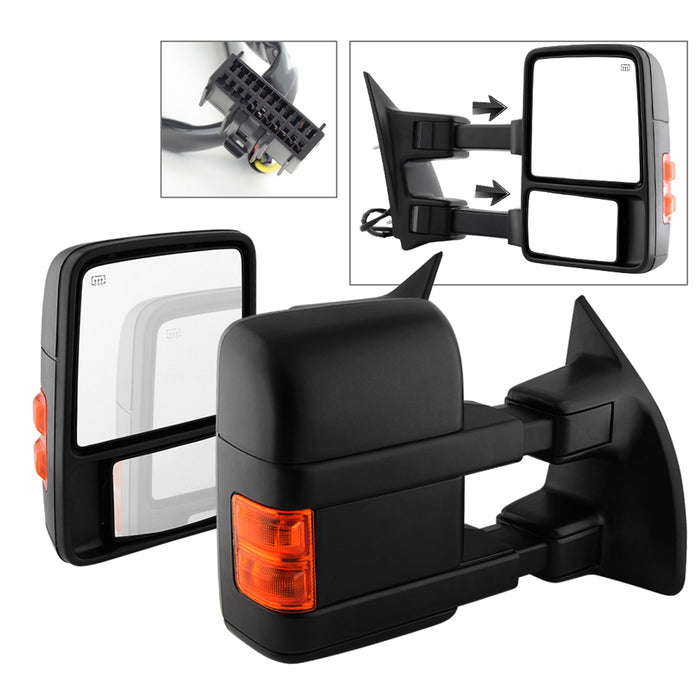 Spyder Auto 9935756 XTune Door Mirror Set - Truck Part Superstore