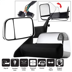 Spyder Auto 9935787 XTune Door Mirror Set - Truck Part Superstore