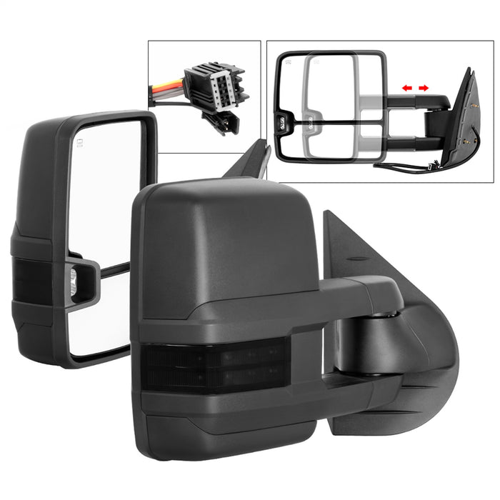 Spyder Auto 9936722 XTune Door Mirror Set - Truck Part Superstore