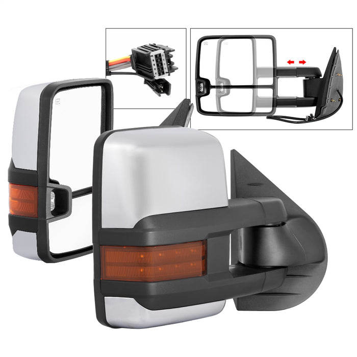Spyder Auto 9936760 XTune Door Mirror Set - Truck Part Superstore