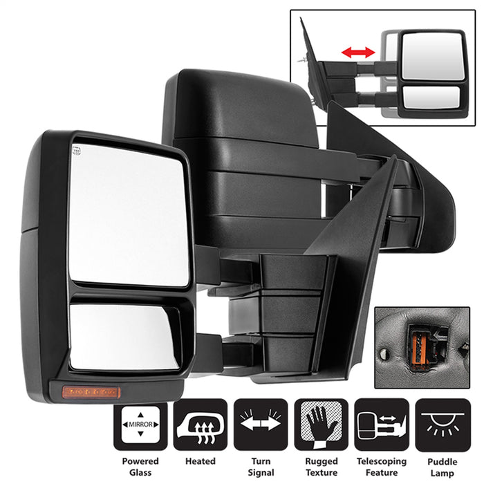 Spyder Auto 9936784 XTune Door Mirror Set - Truck Part Superstore