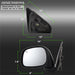 Spyder Auto 9938597 XTune Door Mirror; LH(Driver) Side; Power Heated; OE; - Truck Part Superstore