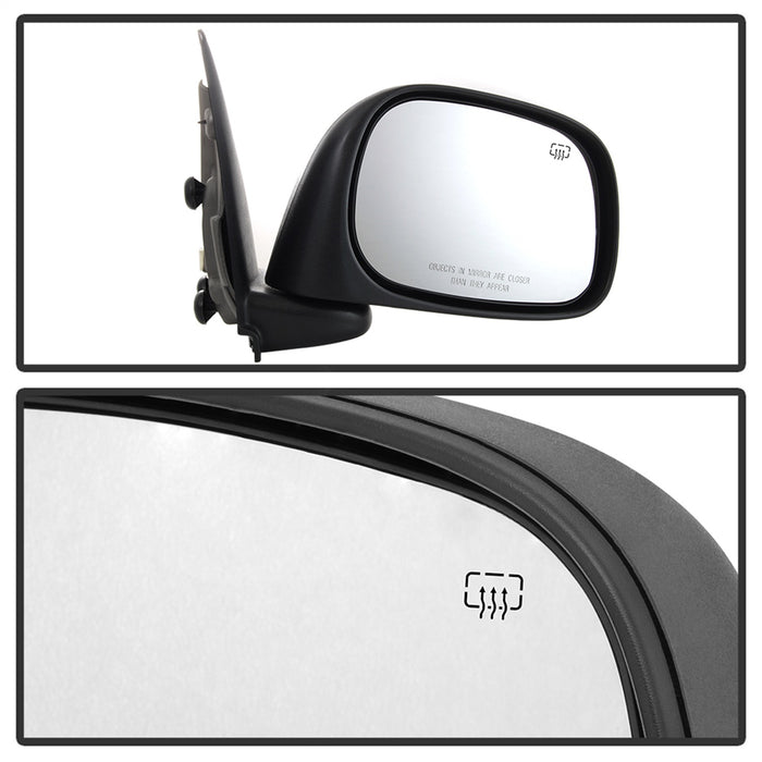 Spyder Auto 9938603 XTune Door Mirror; RH(Passenger) Side; Power Heated; OE; - Truck Part Superstore