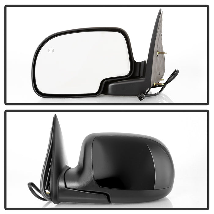 Spyder Auto 9938634 XTune Door Mirror; LH(Driver) Side; Power Heated; - Truck Part Superstore