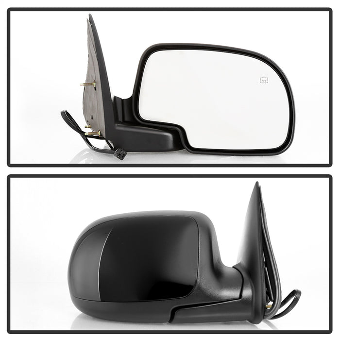 Spyder Auto 9938641 XTune Door Mirror; RH(Passenger) Side; Power Heated; - Truck Part Superstore