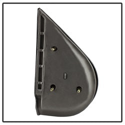Spyder Auto 9938658 XTune Door Mirror; LH(Driver) Side; Power Heated; Shiny Black; - Truck Part Superstore