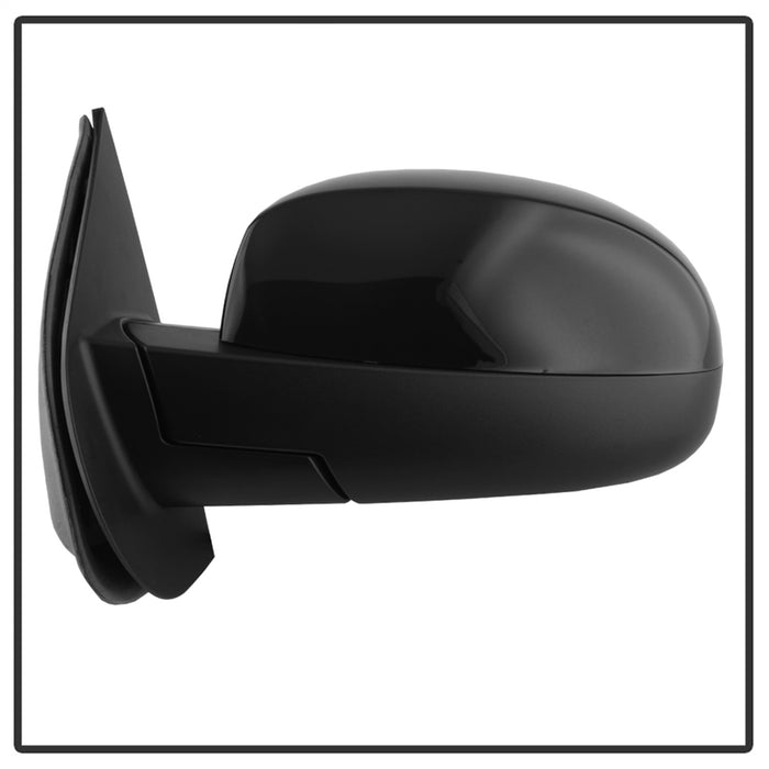 Spyder Auto 9938658 XTune Door Mirror; LH(Driver) Side; Power Heated; Shiny Black; - Truck Part Superstore