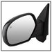 Spyder Auto 9938658 XTune Door Mirror; LH(Driver) Side; Power Heated; Shiny Black; - Truck Part Superstore