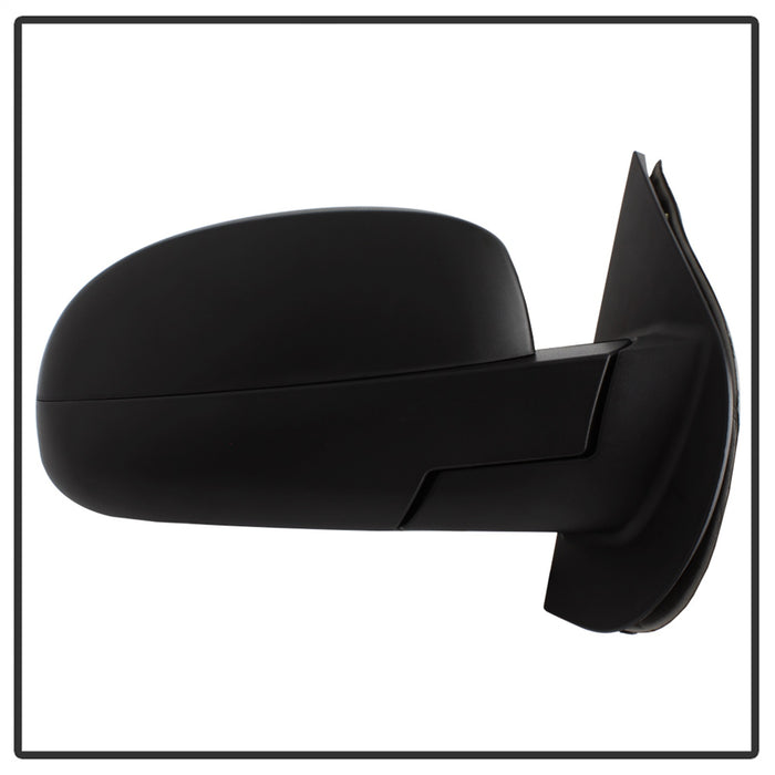 Spyder Auto 9938665 XTune Door Mirror; RH(Passenger) Side; Power Heated; Shiny Black; - Truck Part Superstore