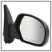 Spyder Auto 9938665 XTune Door Mirror; RH(Passenger) Side; Power Heated; Shiny Black; - Truck Part Superstore