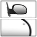 Spyder Auto 9938665 XTune Door Mirror; RH(Passenger) Side; Power Heated; Shiny Black; - Truck Part Superstore