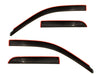 Auto Ventshade (AVS) 994003 Ventvisor® Low Profile Deflector 4 pc.; Smoke; In-Channel Mount; - Truck Part Superstore