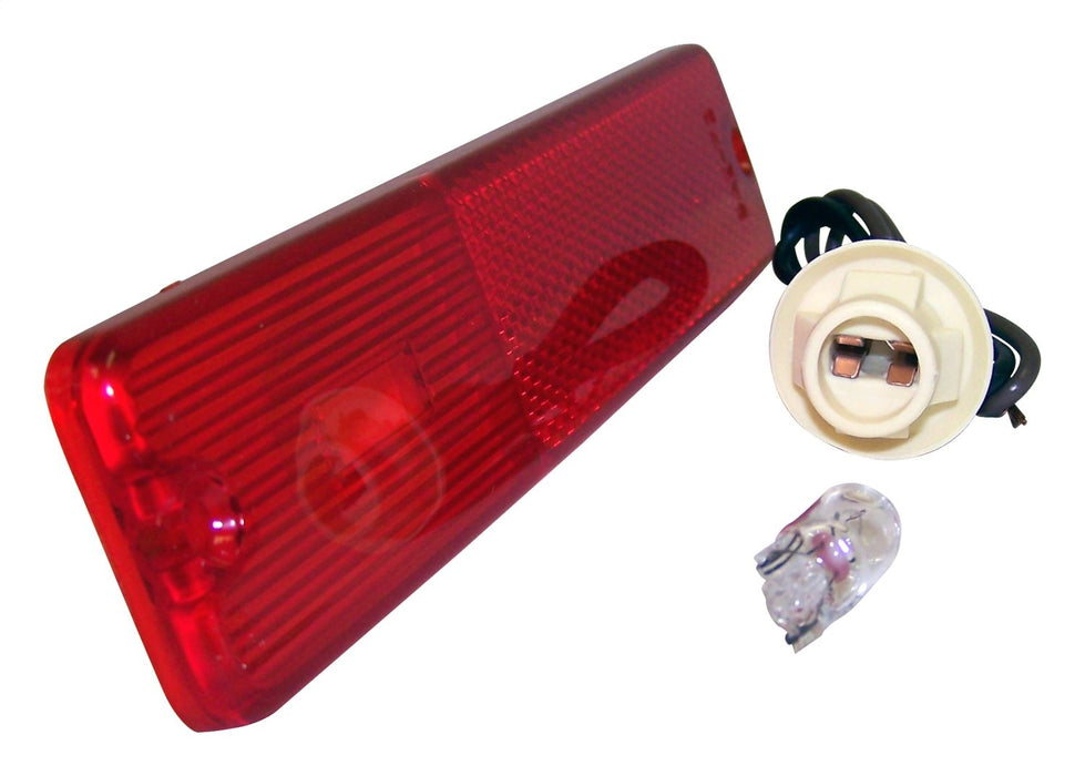 Crown Automotive Jeep Replacement 994021K Side Marker Kit; Front; Red Lens; Incl. 1 Light w/Bulb/Wiring; - Truck Part Superstore