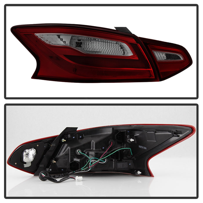 Spyder Auto 9943041 OE Tail Light; Red Smoke; - Truck Part Superstore
