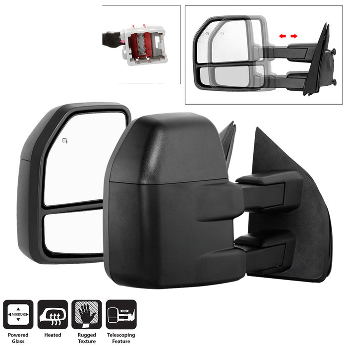 Spyder Auto 9943058 Power Heated Telescoping Mirrors; Set; - Truck Part Superstore