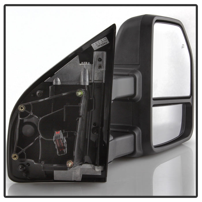 Spyder Auto 9943065 Power Heated LED Signal Telescoping Mirrors; Set; Smoke; - Truck Part Superstore
