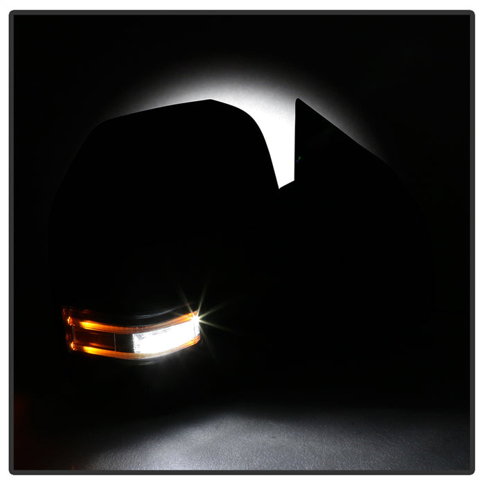 Spyder Auto 9943065 Power Heated LED Signal Telescoping Mirrors; Set; Smoke; - Truck Part Superstore