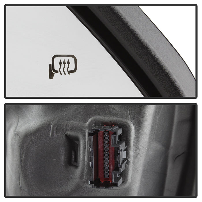 Spyder Auto 9943072 Power Heated LED Signal Telescoping Mirrors; Set; Clear; - Truck Part Superstore